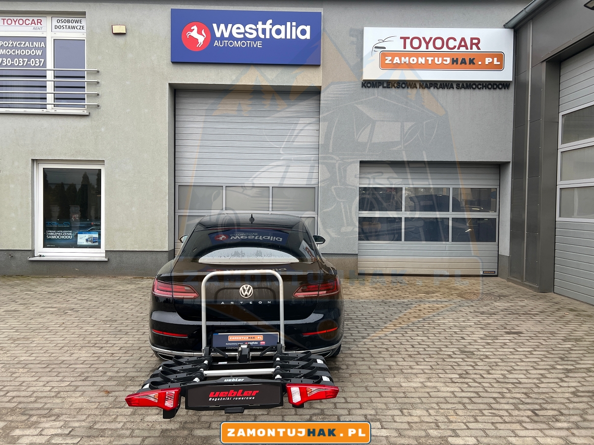 Zamontuj bagażnik rowerowy Uebler i31 na swoim VW Arteon i ciesz się pełną swobodą podr&oacute;żowania z rowerami